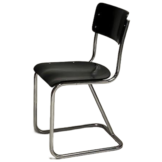 Vintage Sledestoel Buisframestoel Eetkamerstoel Jaren 60 1