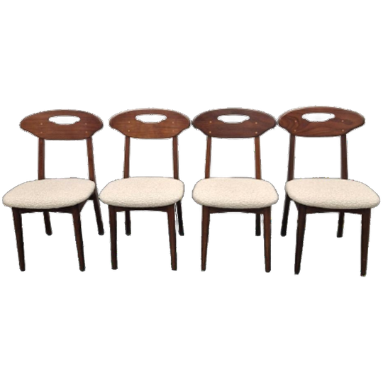 4 Vintage Eetkamerstoelen Deense Stoelen Vintage Stoelen 1