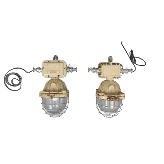 2 Xl Industriële Kooilamp Bully Fabriekslamp Vintage Retro Industrieel Retro 1