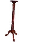 Victoriaanse Piëdestal Met Barley Twist Kolom thumbnail 1