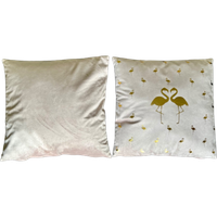 2X Zachte Pale-Pink Kussens