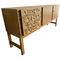 Vintage Brutalist Dressoir / Buffetkast / Commode