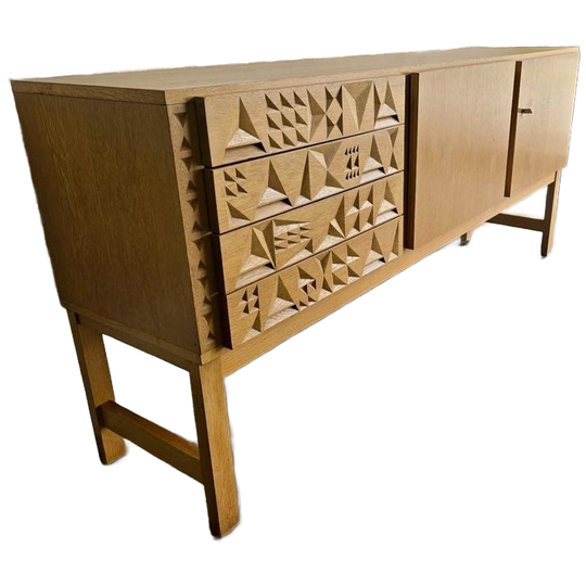 Vintage Brutalist Dressoir / Buffetkast / Commode 1