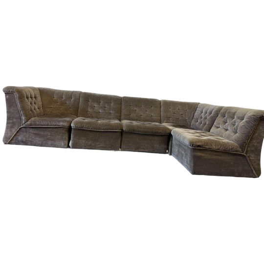 Vintage 5 Delige Modulaire Salon / Zetel / Canapé 1