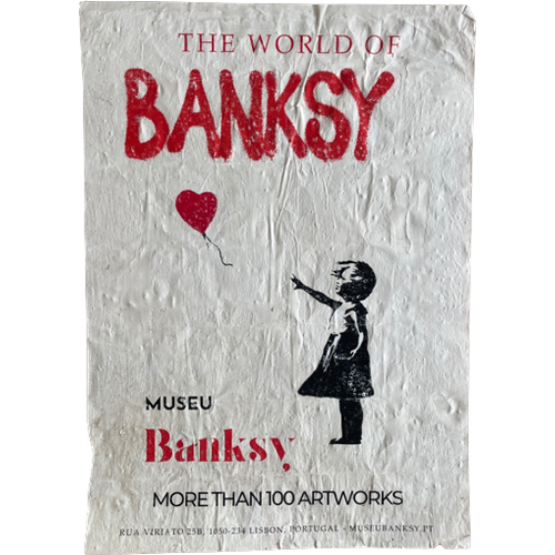 Banksy, The World Of Banksy, Exibition Poster Museu Banksy, Portugal