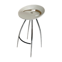 Sigurdur Thorsteinsson - Design Group Italia - Magis - Barstool Model ‘Lyra’ - White Seat (No Gra