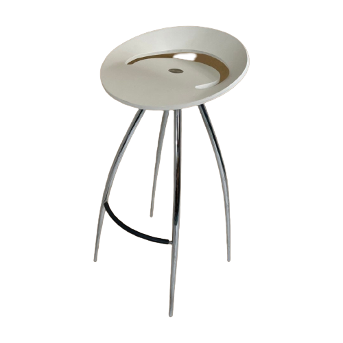 Sigurdur Thorsteinsson - Design Group Italia - Magis - Barstool Model ‘Lyra’ - White Seat (No Gra