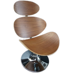 Dan Form - Deense 'curve' Loungestoel Met Multiplex Schalen thumbnail 1