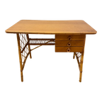 1950'S Louis Sognot Bamboo Desk thumbnail 1