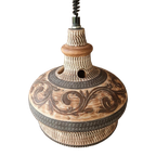 70's Vintage Hanglamp Keramieke Hanglamp Retro Stijl thumbnail 1