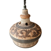 70's Vintage Hanglamp Keramieke Hanglamp Retro Stijl