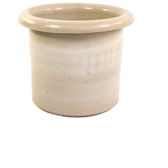 Vintage Bloempot Crème-cement Kleur 1