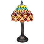 Hollywood-Jaren 20 Stijl Glas-En-Lood Tafellampen thumbnail 1
