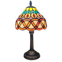 Hollywood-Jaren 20 Stijl Glas-En-Lood Tafellampen