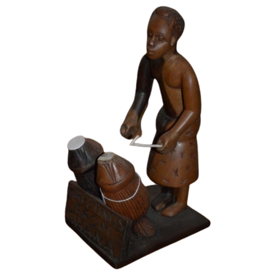 Trommelaar Uit Ghana Van Hout 1