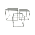 Max Sauze Isocele Nesting Tables 1970’S Design thumbnail 1