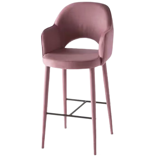 Polspotten | Cosy Barstoel Roze 1