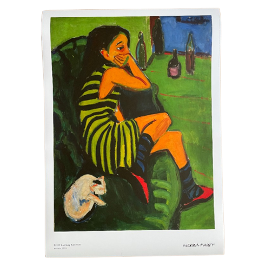 Ernst Ludwig Kirchner (1880-1938), Artistin, 1910, 1