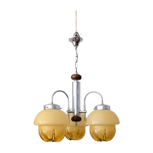 Vintage Murano Hanglamp Mazzega Italiaans Design