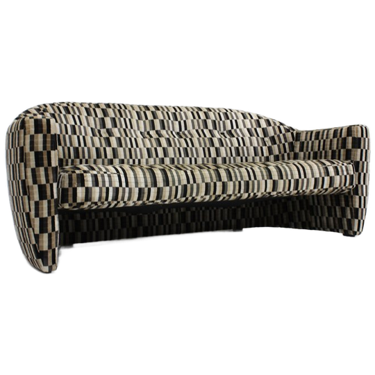 Vintage Sofa Geometric Pattern By Leolux 1