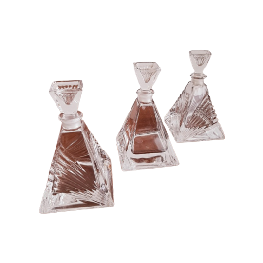 3 Mooi Oude Parfumflesjes / Karafjes 1