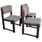 3 Vintage Stoelen thumbnail 1