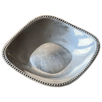 Vintage Silver-Plated Square Dish