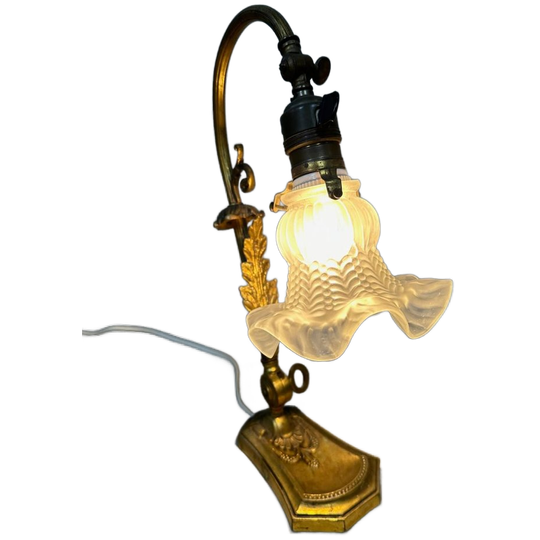 Art Nouveau Tafellamp – Bloem 1