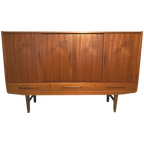 Restored Vintage Mid-century Danish Highboard thumbnail 1