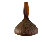 Midcentury Houten Hanglamp Swirl Design Hans Agne Jakobssons thumbnail 1