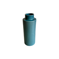 Aqua Blauwe Vaas Retro Design