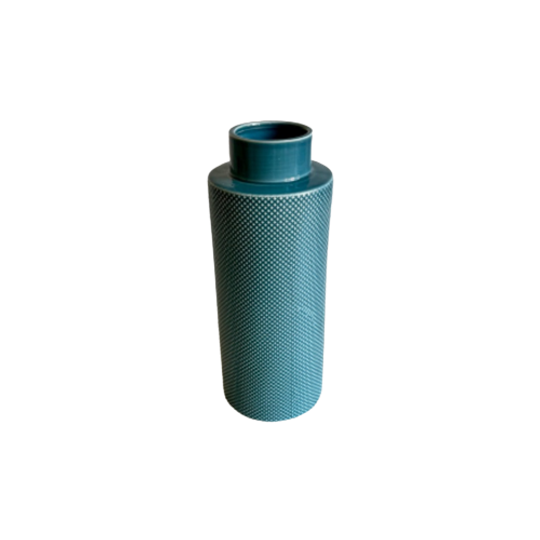 Aqua Blauwe Vaas Retro Design 1