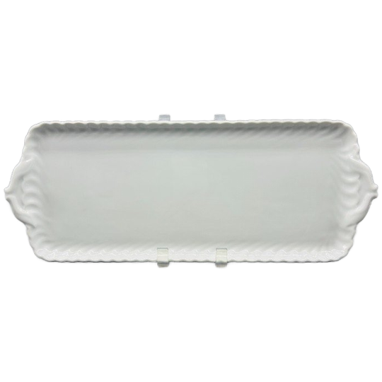 Cakeschaal Limoges Wit 1