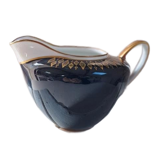 Echt Weimar Cobalt Vintage Porseleinen Kannetje, Schenkkan 1