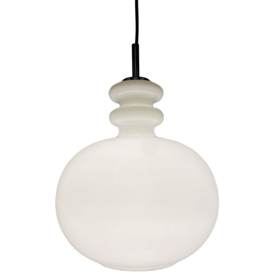 Large White Glass Pendant Light Xl By Peill And Putzler 1