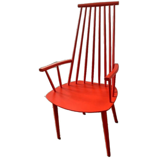 Design Spijlenstoel Model HAY J110 Oranje 1