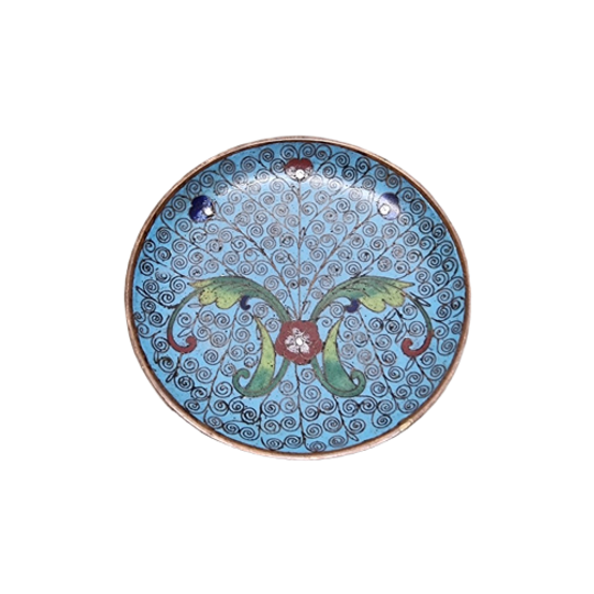 Vintage Cloisonne Schaaltje, Jaren 70 1