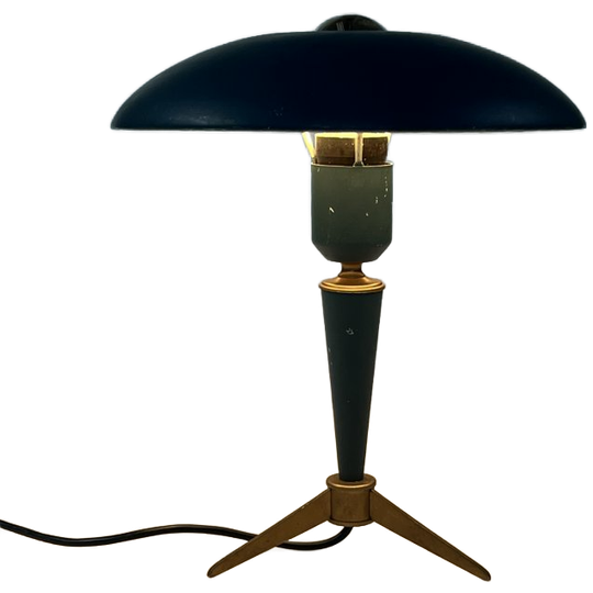 Vintage Tafellamp, Bijou, Louis Kalff Voor Philips, 1950's 1