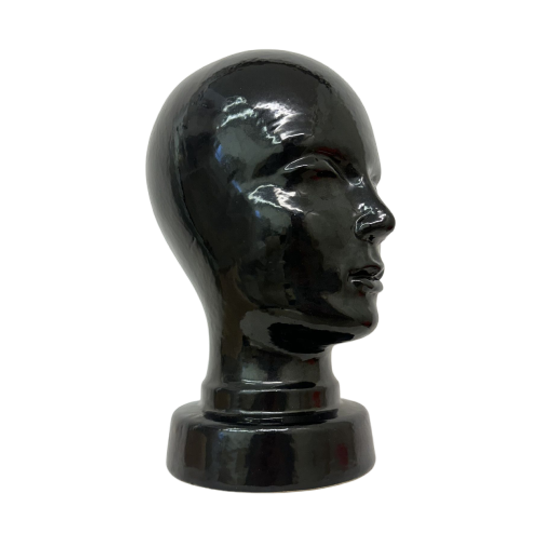 Mid-Century Ceramic Mannequin Head From Scheurich West Germany , 1970S 1