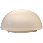 Antieke Witte Opaline Plafondlamp - Frankrijk - Jaren 30 -40 thumbnail 1