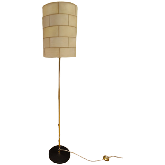 Vintage Vloerlamp Staande Lamp Messing 1