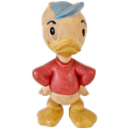 Antieke Rubberen Kwik Kwek Of Kwak Disney Vintage thumbnail 1