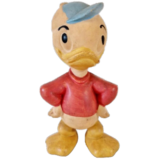 Antieke Rubberen Kwik Kwek Of Kwak Disney Vintage 1