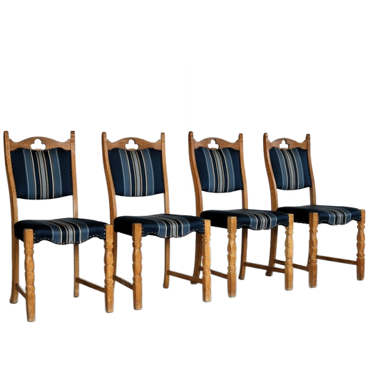 Brutalist Eetkamerstoelen | Stoelen | Jaren 60 | Deens 1