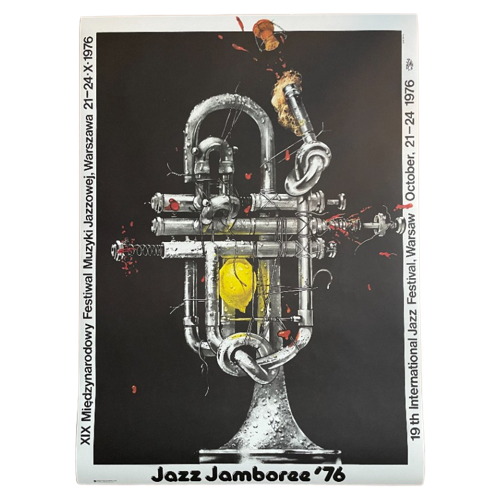 W.Swierzy (1931-2013), Jazz Jamboree '76 1976 Poster No. 72  Official Limited Edition C. 500, 2023