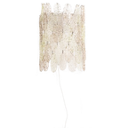 Large Italian Murano Glass Sculptural Torcello Sconce From Vistosi, 1960’s thumbnail 1