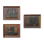 3 Drukletter Kaders 'Explore, Dream, Smile'. Prijs Voor De Set thumbnail 1
