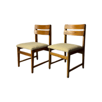 4x Stoelen Met Ribfluwelen Zitting, Reliving