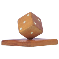 Presse Papier Houten Dobbelsteen