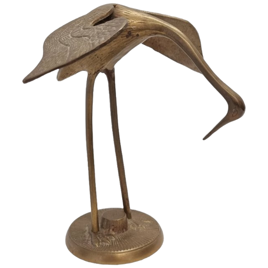 Vintage Messing Kraanvogel 1